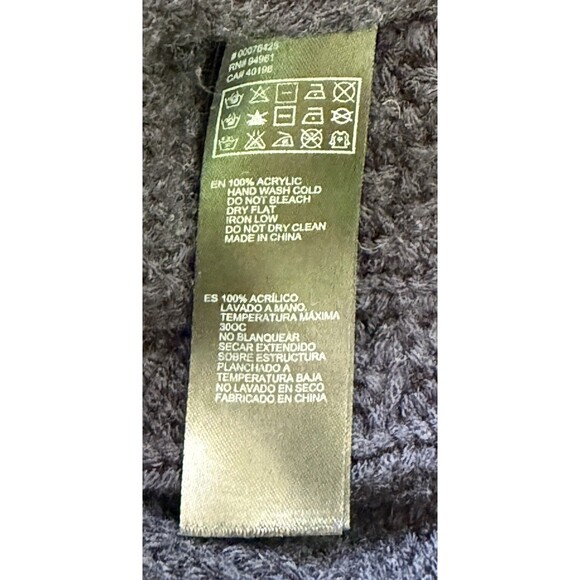 Forever 21 Women’s Preppy Cable Knit Cardigan Ivy League Varsity Academia Sz Lg - Picture 6 of 8